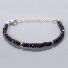 Ethiopian Opal Rondelle 3.5-5mm Faceted beads adjustable stacking bracelet
