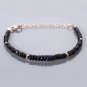 Ethiopian Opal Rondelle 3.5-5mm Faceted beads adjustable stacking bracelet