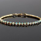 Ethiopian Opal Round & Rondelle 3mm Smooth beads adjustable stacking bracelet