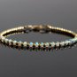 Ethiopian Opal Round & Rondelle 3mm Smooth beads adjustable stacking bracelet