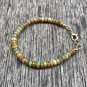 Ethiopian Welo Fire Opal Round 3-4mm Smooth beads adjustable stacking bracelet