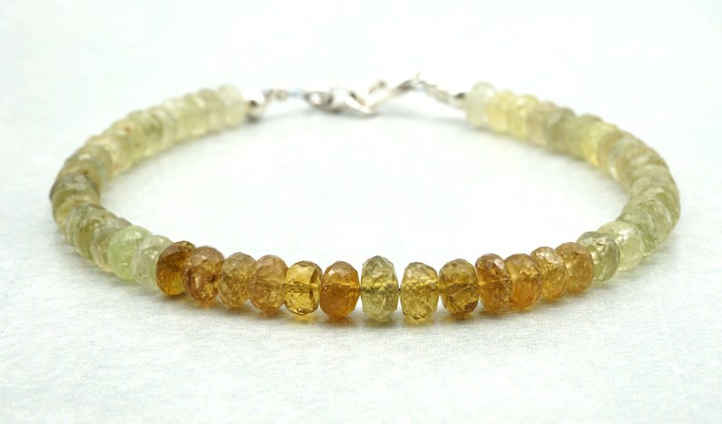 Grossular Garnet Rondelle