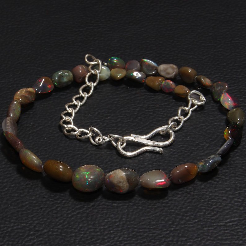 Black Ethiopian Opal Tumble