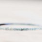 Moss Aquamarine & Sapphire Rondelle 2.5mm Faceted beads adjustable stacking bracelet