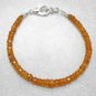 Mandarin Hessonite Garnet Rondelle