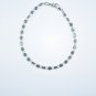 Labradorite & Clear Quartz Coin 4mm Faceted & Smooth beads adjustable stacking bracelet