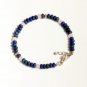 Lapis Lazuli & Rose Quartz Round & Rondelle 4-4.5mm Smooth beads adjustable stacking bracelet