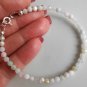 Beryl Round 4mm Faceted beads adjustable stacking bracelet | STK-1003