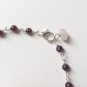 Garnet Round 4mm Smooth beads adjustable stacking bracelet | STK-2996