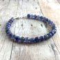 Iolite Round 6mm Smooth beads adjustable stacking bracelet | STK-3699