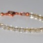 Citrine Round 8mm Smooth beads adjustable stacking bracelet | STK-2141