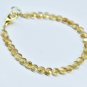 Citrine Coin 6mm Faceted beads adjustable stacking bracelet | STK-2147
