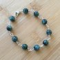 Emerald Round 8mm Smooth beads adjustable stacking bracelet | STK-2491