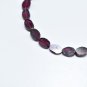 Garnet Oval 5X7mm Smooth beads adjustable stacking bracelet | STK-3062