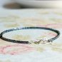 Hematite Cube 3mm Smooth beads adjustable stacking bracelet | STK-3493