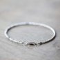 Howlite Round 2mm Smooth beads adjustable stacking bracelet | STK-3630