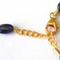 Iolite Oval 6x4mm Smooth beads adjustable stacking bracelet | STK-3677