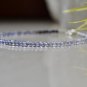 Iolite Round 2mm Faceted beads adjustable stacking bracelet | STK-3684
