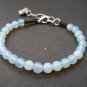 Opalite Round 6mm Smooth beads adjustable stacking bracelet | STK-5014