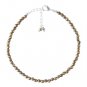 Pyrite Round 3mm Faceted beads adjustable stacking bracelet | STK-5159