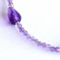 Amethyst Round 2mm Smooth beads adjustable stacking bracelet | STK-0204
