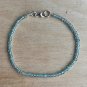 Apatite Round 2mm Faceted beads adjustable stacking bracelet | STK-0594