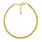 Citrine Round 3mm Faceted beads adjustable stacking bracelet | STK-2185