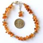 Citrine Drop 4.5mm Smooth beads adjustable stacking bracelet | STK-2197