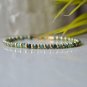 Emerald Round 3mm Faceted beads adjustable stacking bracelet | STK-2424