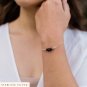 Garnet Fancy 2-4mm Smooth beads adjustable stacking bracelet | STK-2989