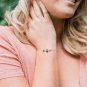 Iolite Fancy 2-4mm Smooth beads adjustable stacking bracelet | STK-3704