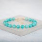 Amazonite Round 6mm Smooth beads adjustable stacking bracelet | STK-0062