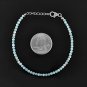 Amazonite Round 3mm Smooth beads adjustable stacking bracelet | STK-0068