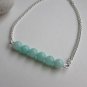 Amazonite Round 6mm Smooth beads adjustable stacking bracelet | STK-0084
