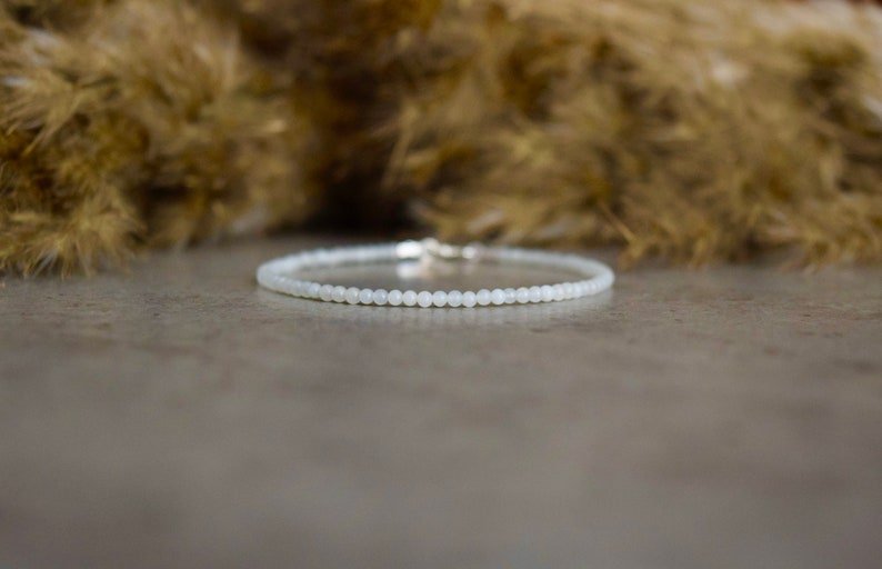 Amazonite Round 2mm Smooth beads adjustable stacking bracelet | STK-0087