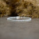 Amazonite Round 2mm Smooth beads adjustable stacking bracelet | STK-0087