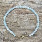 Amazonite Round 3mm Smooth beads adjustable stacking bracelet | STK-0089