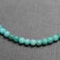 Amazonite Round 4mm Smooth beads adjustable stacking bracelet | STK-0093