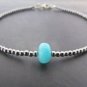 Amazonite Mix 8x4mm Smooth beads adjustable stacking bracelet | STK-0110