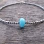 Amazonite Mix 8x4mm Smooth beads adjustable stacking bracelet | STK-0110