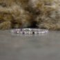 Amethyst Round 2mm Faceted beads adjustable stacking bracelet | STK-0245