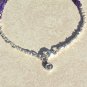 Amethyst Round 2mm Faceted beads adjustable stacking bracelet | STK-0326
