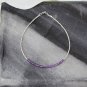 Amethyst Round 2mm Faceted beads adjustable stacking bracelet | STK-0334