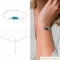 Apatite Fancy 2-4mm Smooth beads adjustable stacking bracelet | STK-0568