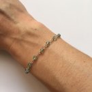 Apatite Round 3.5mm Smooth beads adjustable stacking bracelet | STK-0572
