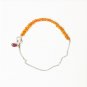 Carnelian Round 3mm Smooth beads adjustable stacking bracelet | STK-1860