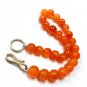 Carnelian Round 8mm Smooth beads adjustable stacking bracelet | STK-1864
