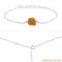 Citrine Fancy 5-6mm Smooth beads adjustable stacking bracelet | STK-2156