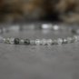 Fluorite Round 3mm Faceted beads adjustable stacking bracelet | STK-2833