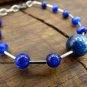 Kyanite Round 4-8mm Smooth beads adjustable stacking bracelet | STK-3794